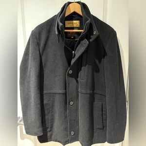 Men's Wool & Cashmere Blend Winter Coat